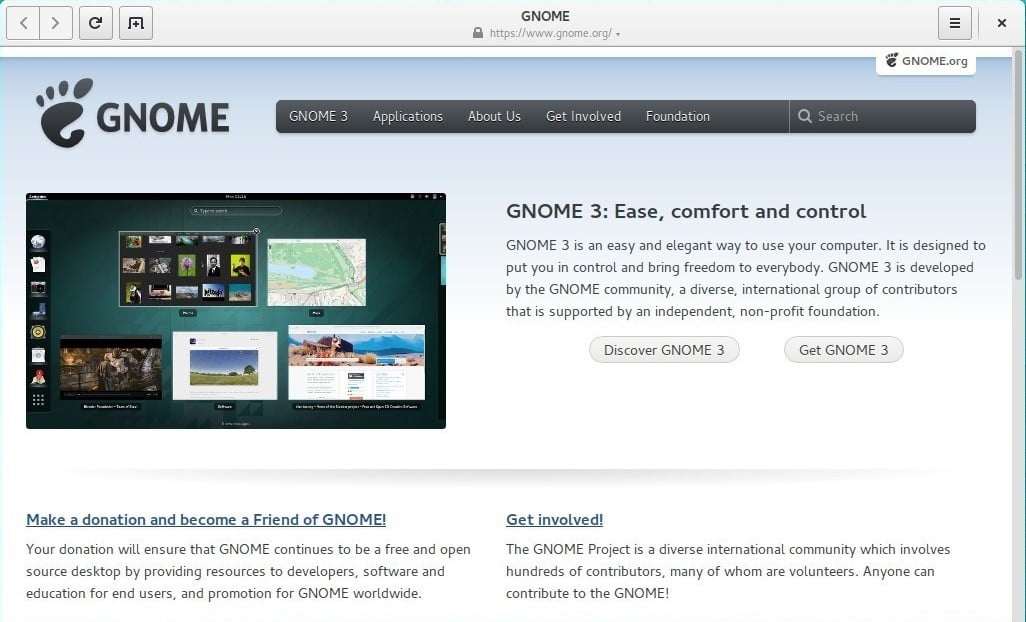 GNOME Web browser support JPEG 2000.