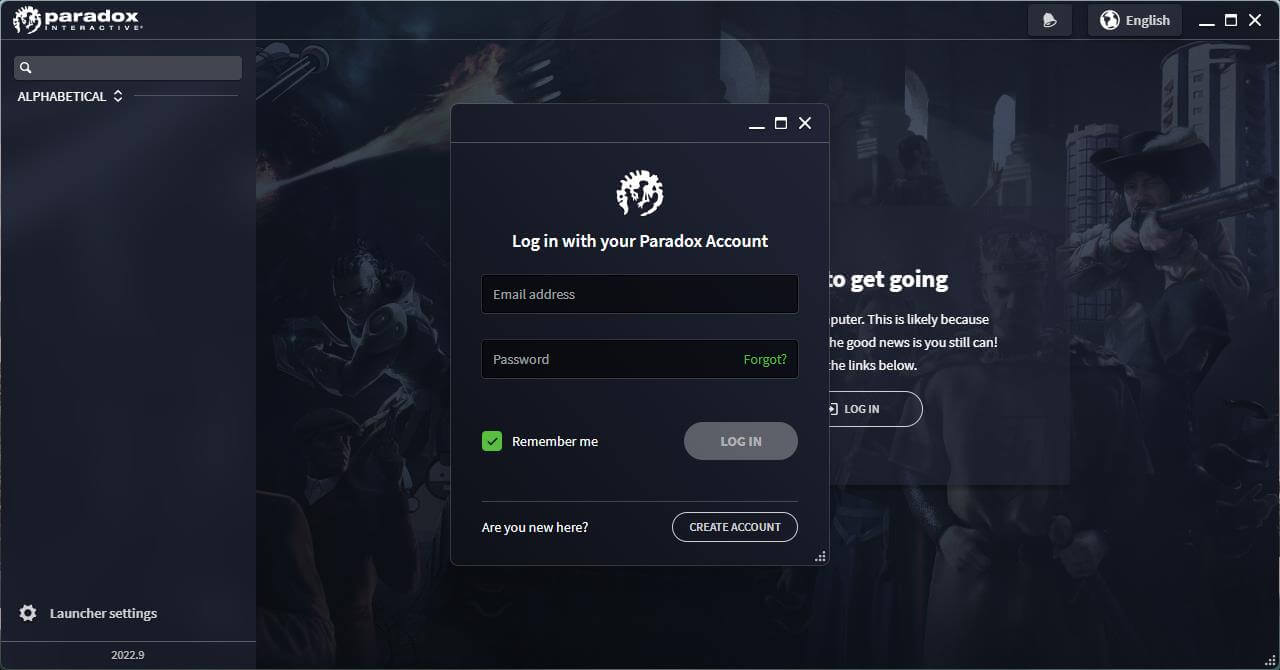 Log in - Paradox Account