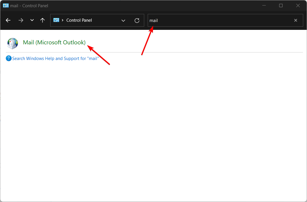 mail-outlook fix corrupt outlook profile