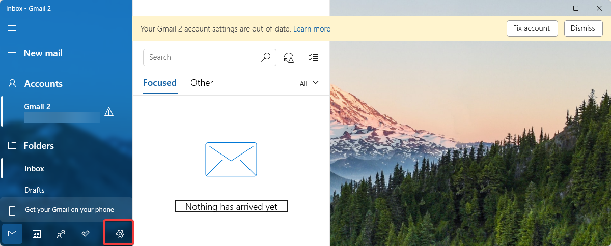 disable windows 10 mail for mailbird