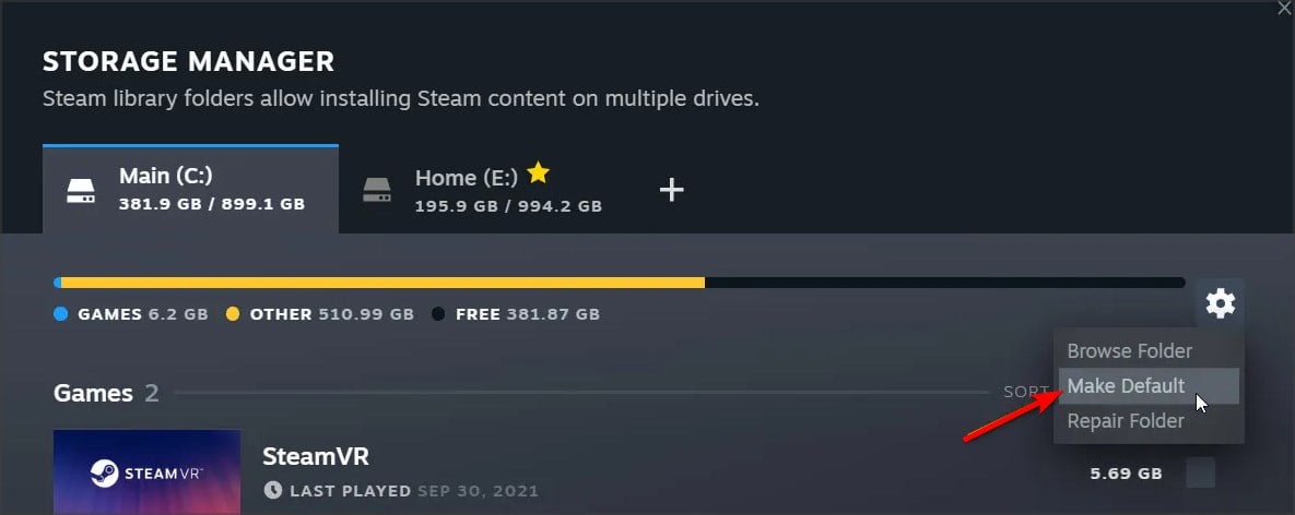 after update steam client to version 1676680477 scaling being