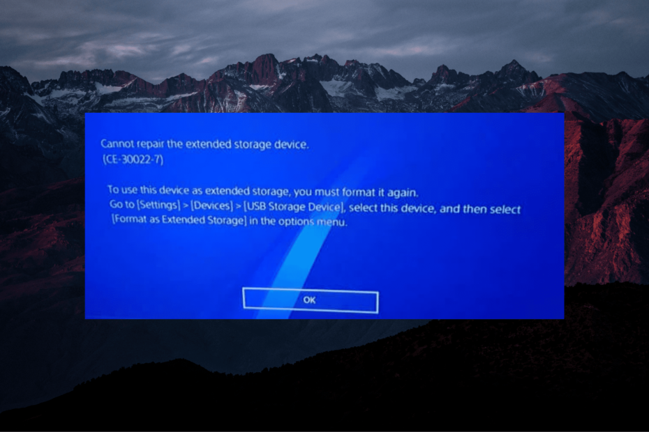 A Problem Occurred in Extended Storage on PS4 [Expert Fix]