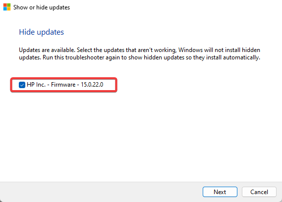 windows 10 disable driver update for specific device