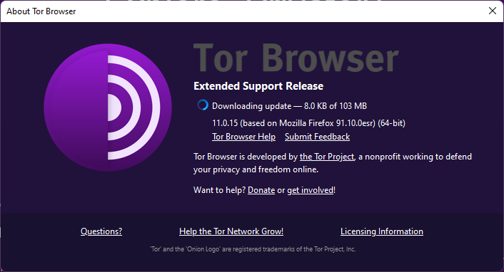 something went wrong tor is not working in this browser megaruzxpnew4af