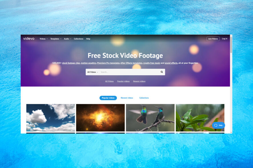 Videvo free stock video footage best features and pricing