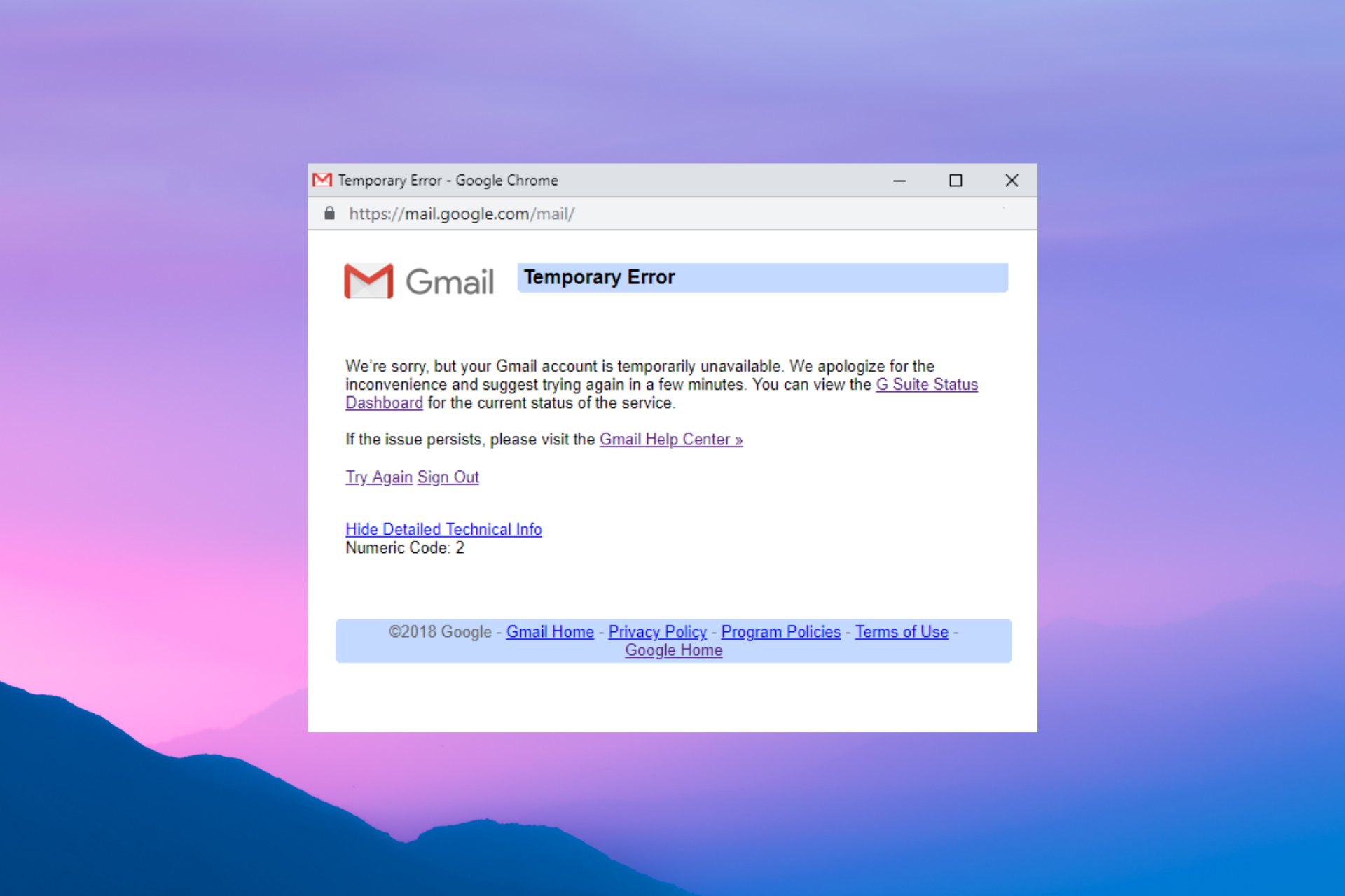 How to fix Gmail Account Temporarily Unavailable Error