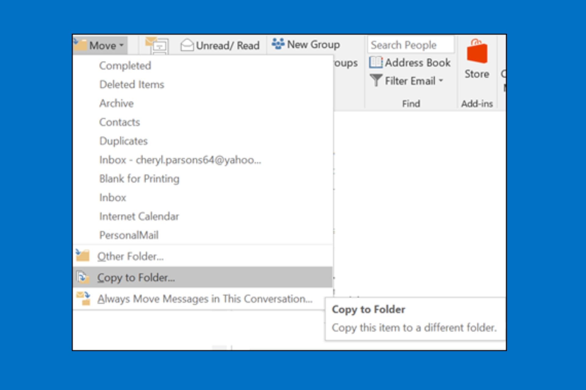 How To Add A Folder In Outlook Mobile App