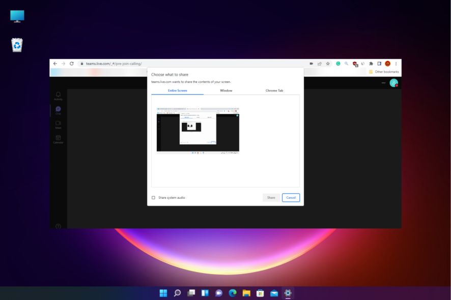 enable remote control desktop microsoft teams