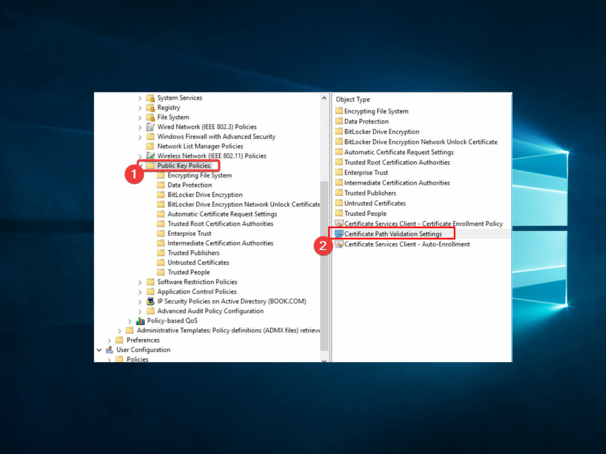 How to add Certificate to Trusted Root on Windows 10