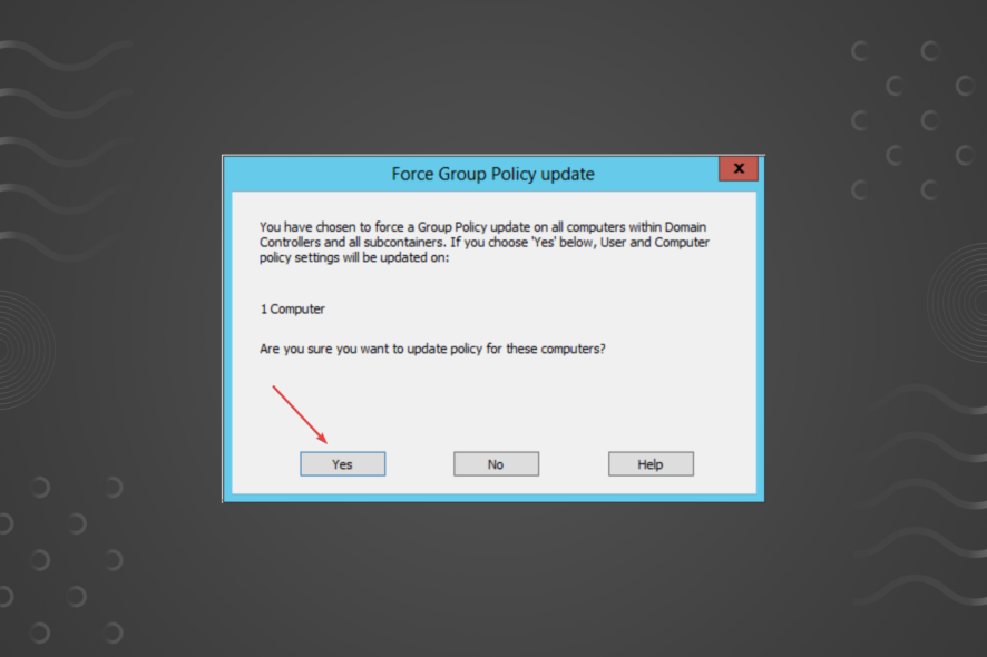 Workstation is out compliance: how to force Policy update