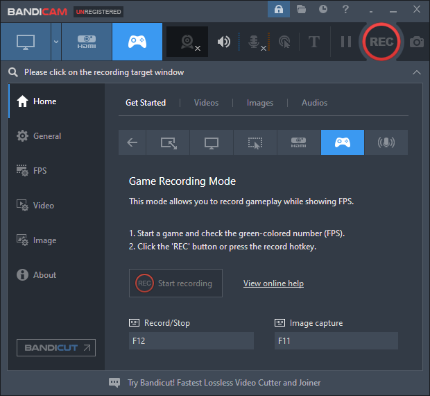 Bandicam best clipping software for pc.