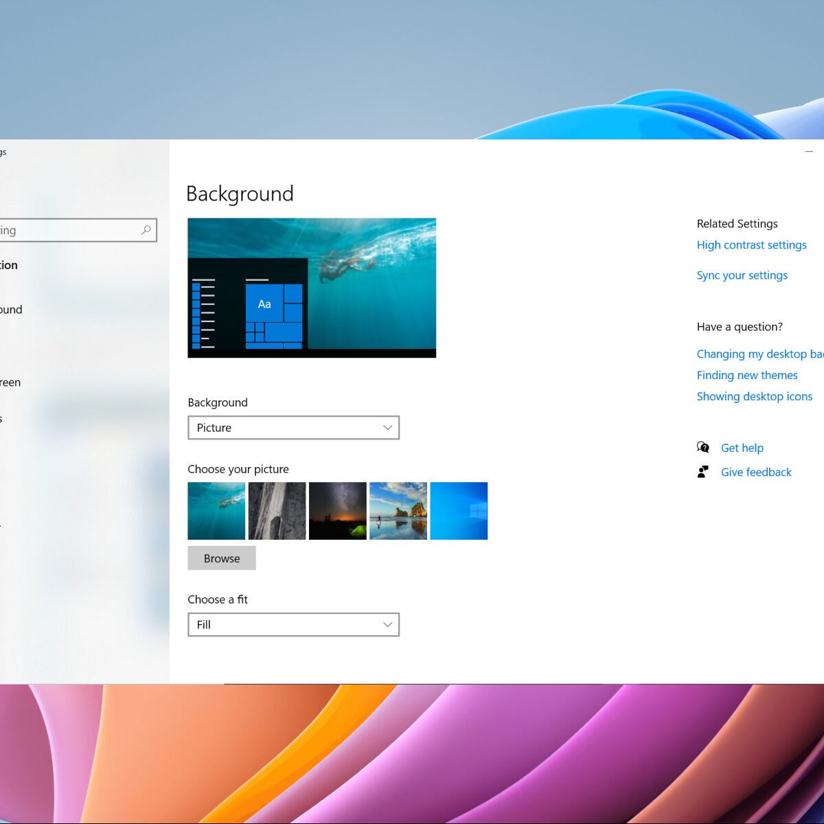 Bạn không thể thay đổi hình nền cho Windows 10? Đừng lo lắng, chúng tôi sẽ giúp bạn. Hình ảnh chứa những hướng dẫn đầy đủ và rõ ràng để giúp bạn giải quyết sự cố này và tìm kiếm hình nền mới đẹp mắt cho máy tính của bạn.