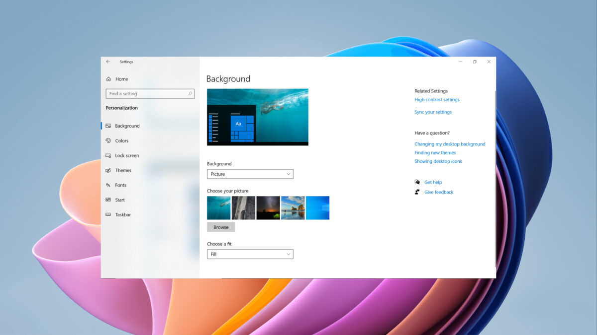 How to Change the Desktop Background in Windows 10 - dummies