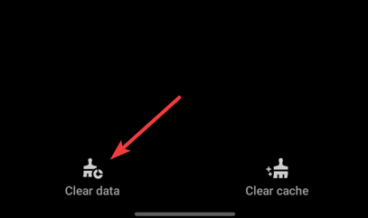 clearing app data android
