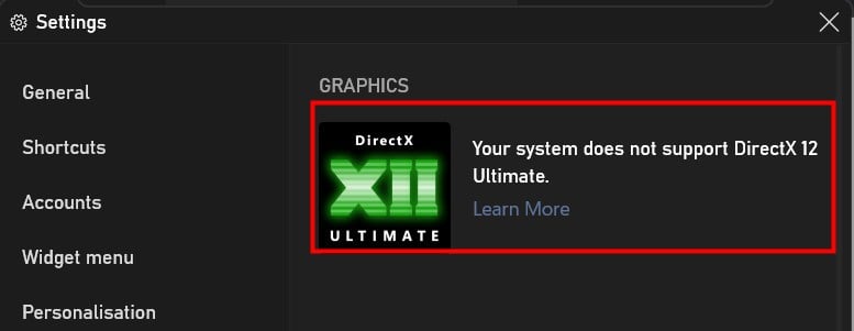 How to Enable DirectX 12 Ultimate & Use It if It's Disabled
