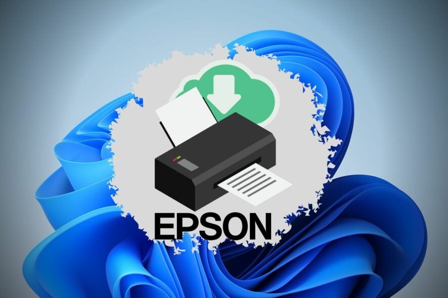 How to download Epson ES-400 drivers on Windows 11