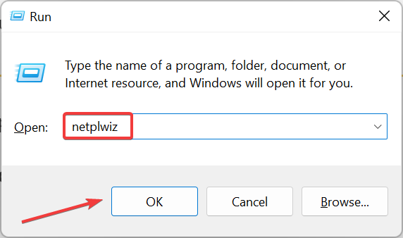 netplwiz to fix Group policy: you don't have permission to perform this operation