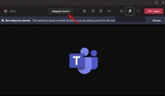 how to give presentation control in microsoft teams