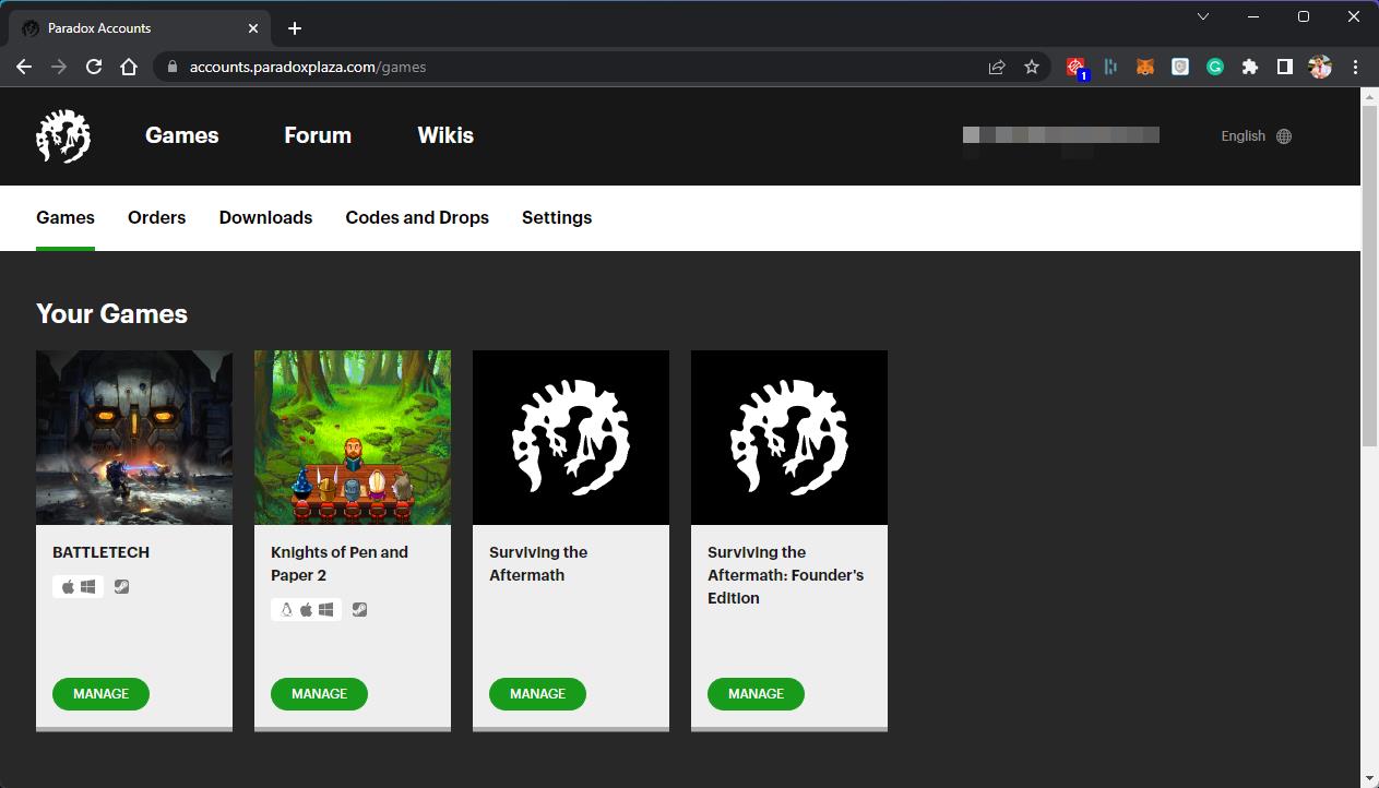 paradox web my games