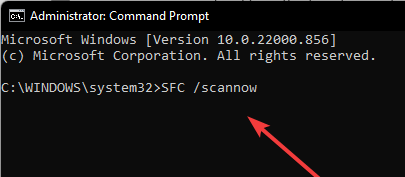 sfc scan command in command prompt