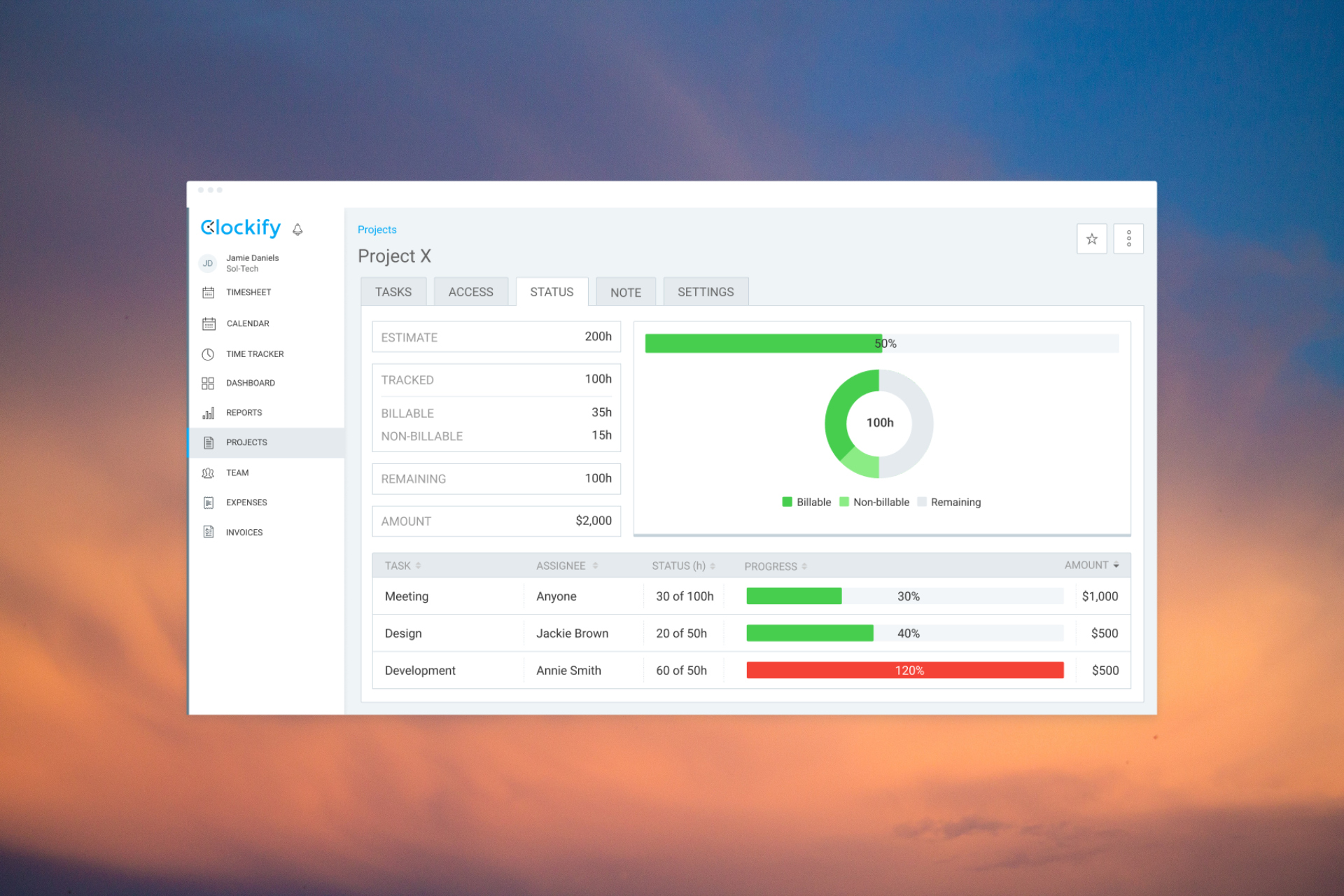 Clockify time tracking app review