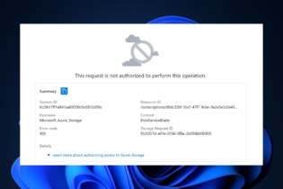 Fix: This Request is Not Authorized to Perform This Operation