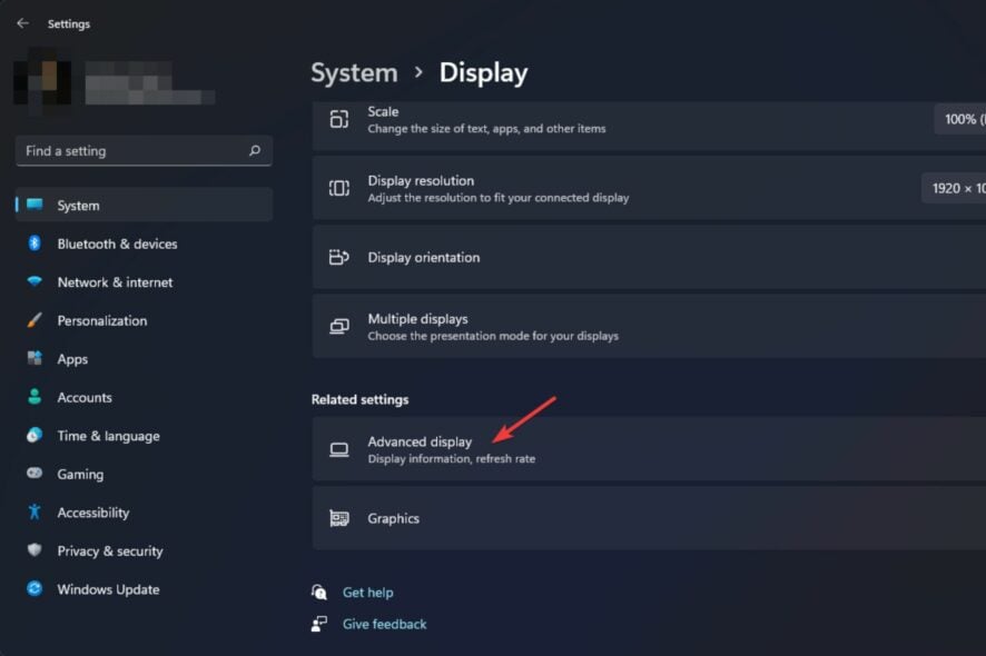 windows 11 display settings profile