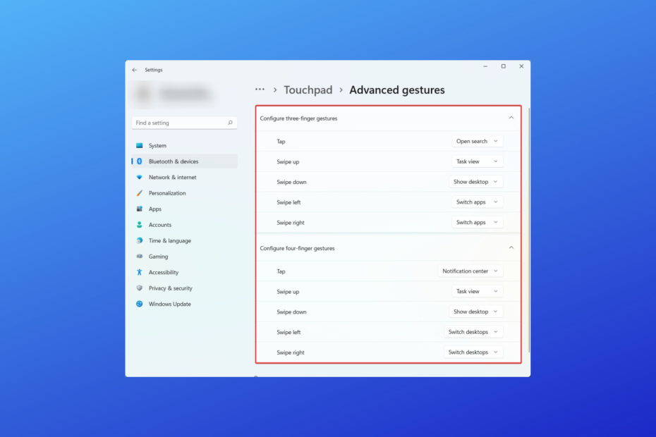 Touchpad Gestures Not Working on Windows 11 [Fix Guide]