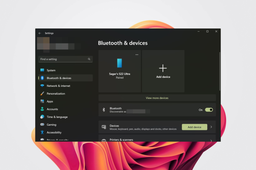 FIX: Can't Remove Bluetooth Devices on Windows 10