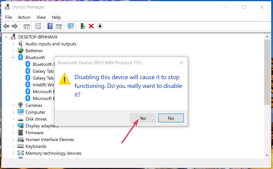 A disable device prompt windows 11 hotspot 5ghz not available