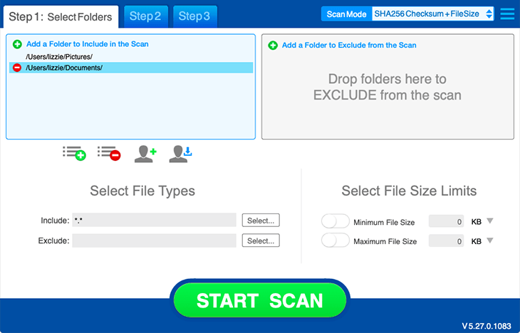 easy duplicate finder to scan and delete junk files