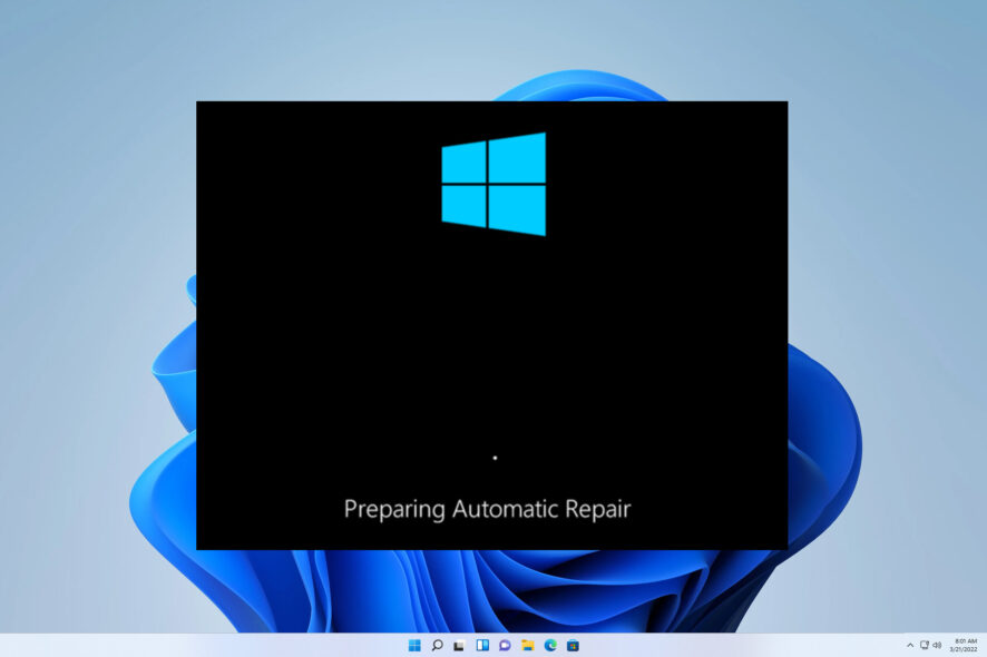 preparing automatic repair windows 11