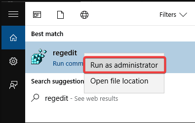 can't edit registry windows 10
