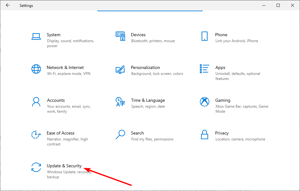 update and security can't create new folder windows 10