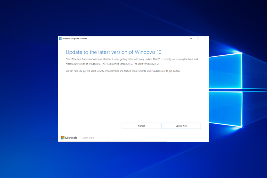 update-assistant-w10 0x8024001e