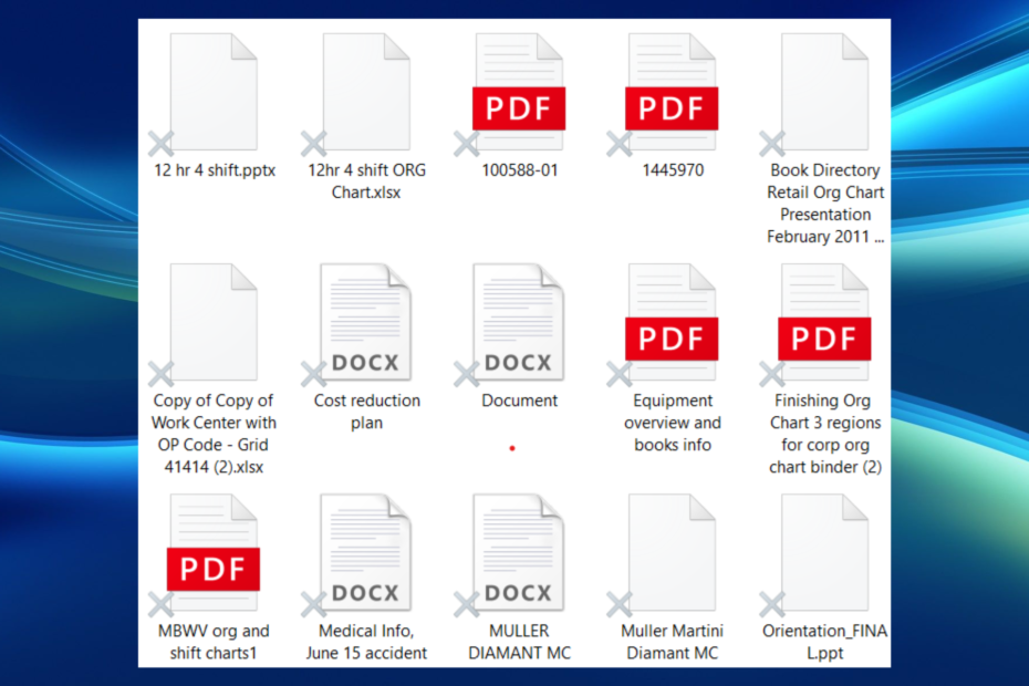 Grey X on Files and Folders: What Does It Mean & How to Fix