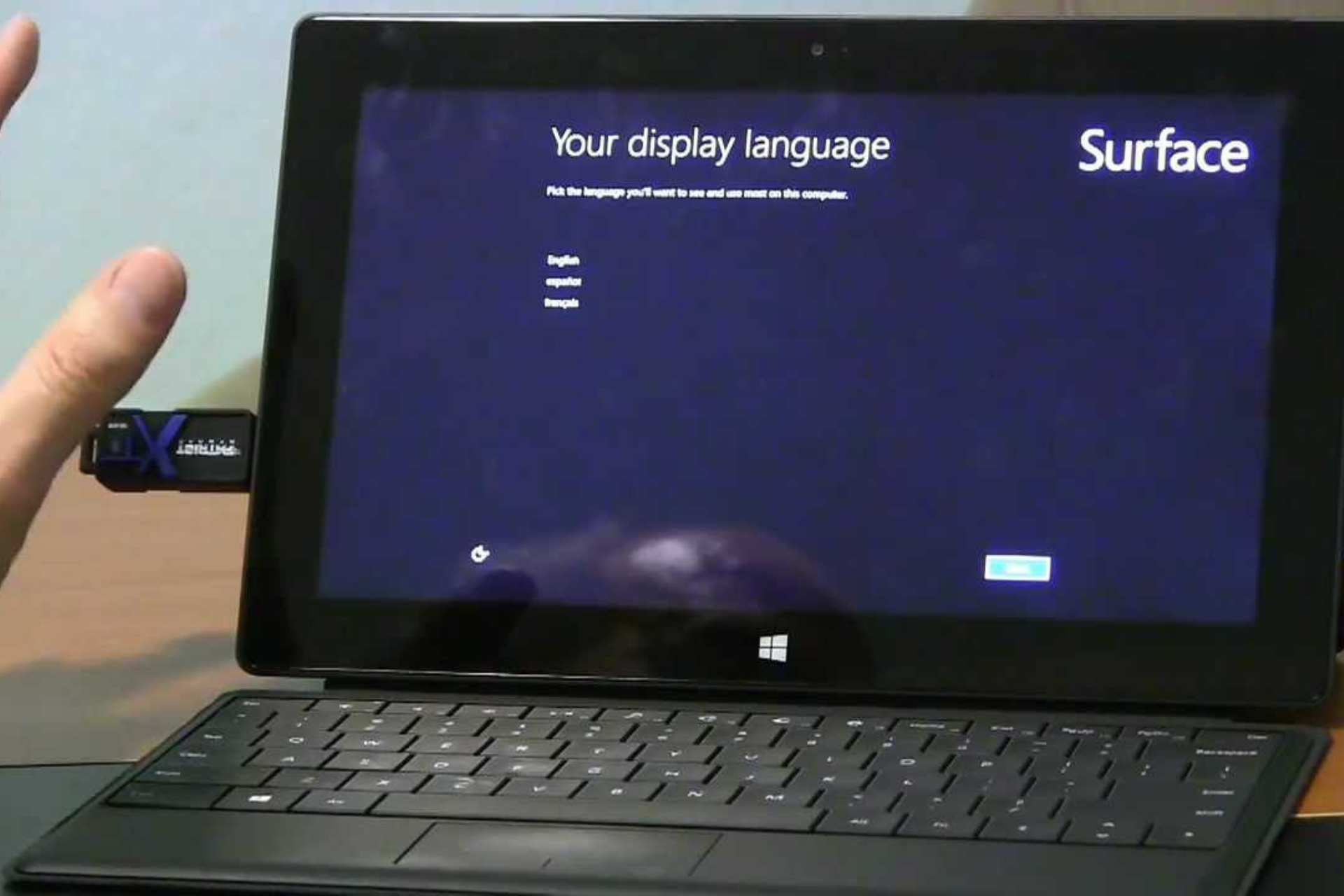 Surface Pro Tips: to Boot from USB (Force