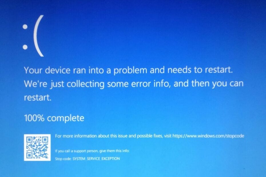 System Service Exception in Windows 10 [BSoD Diagnosed & Fixed]