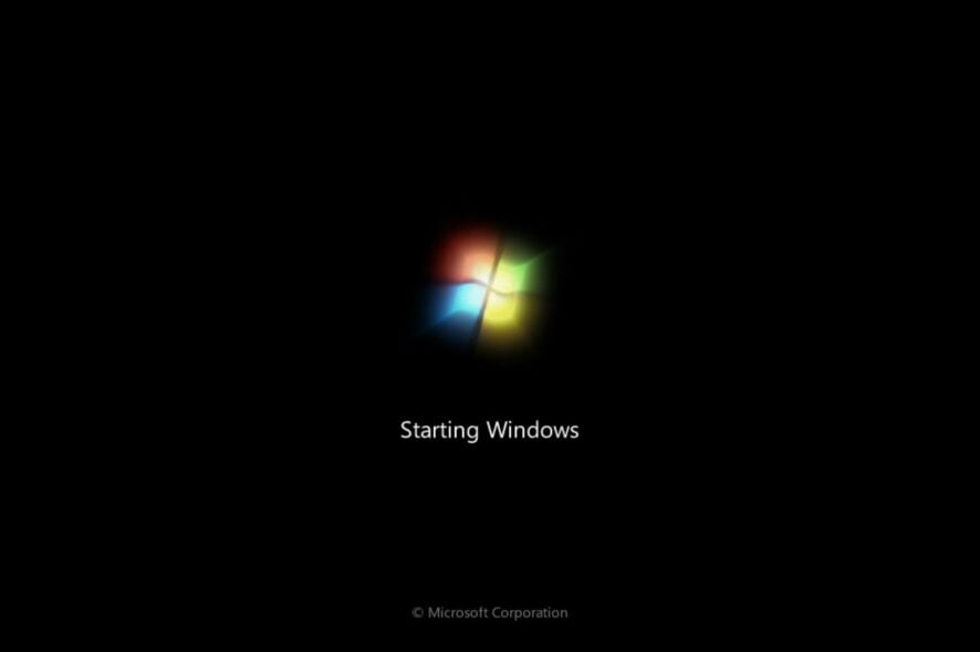 computer stuck restarting windows 7