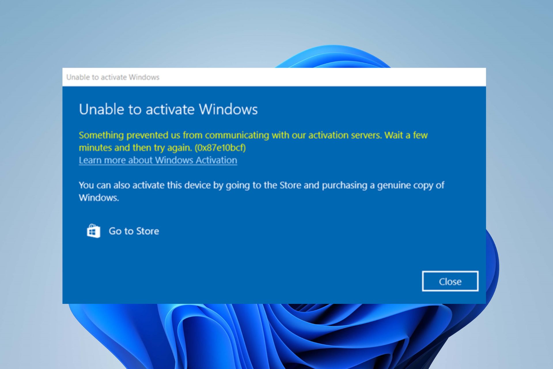 we can't reactivate windows as our servers aren't available right now