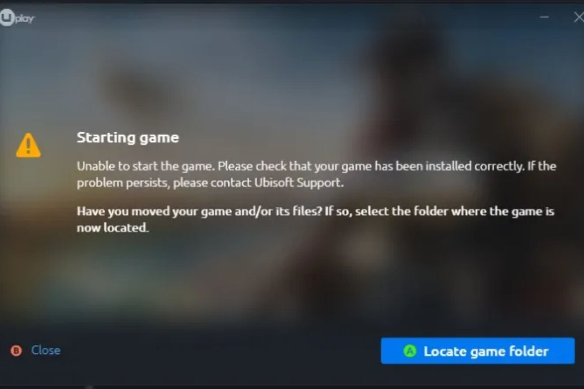 uplay won't launch game