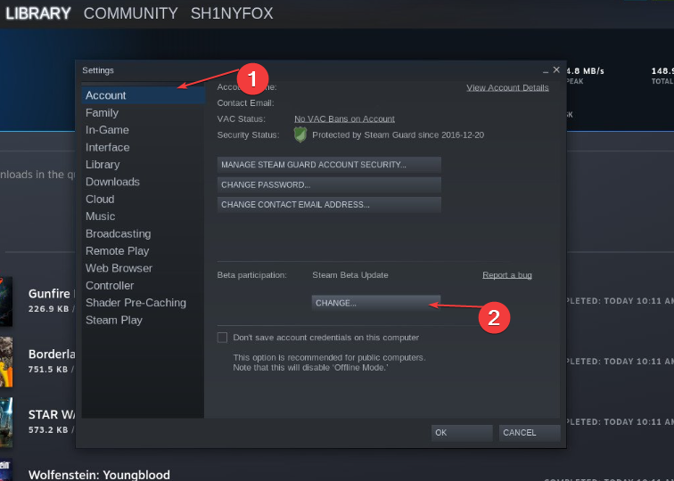 Steam Client Beta update allows you to hide games from your