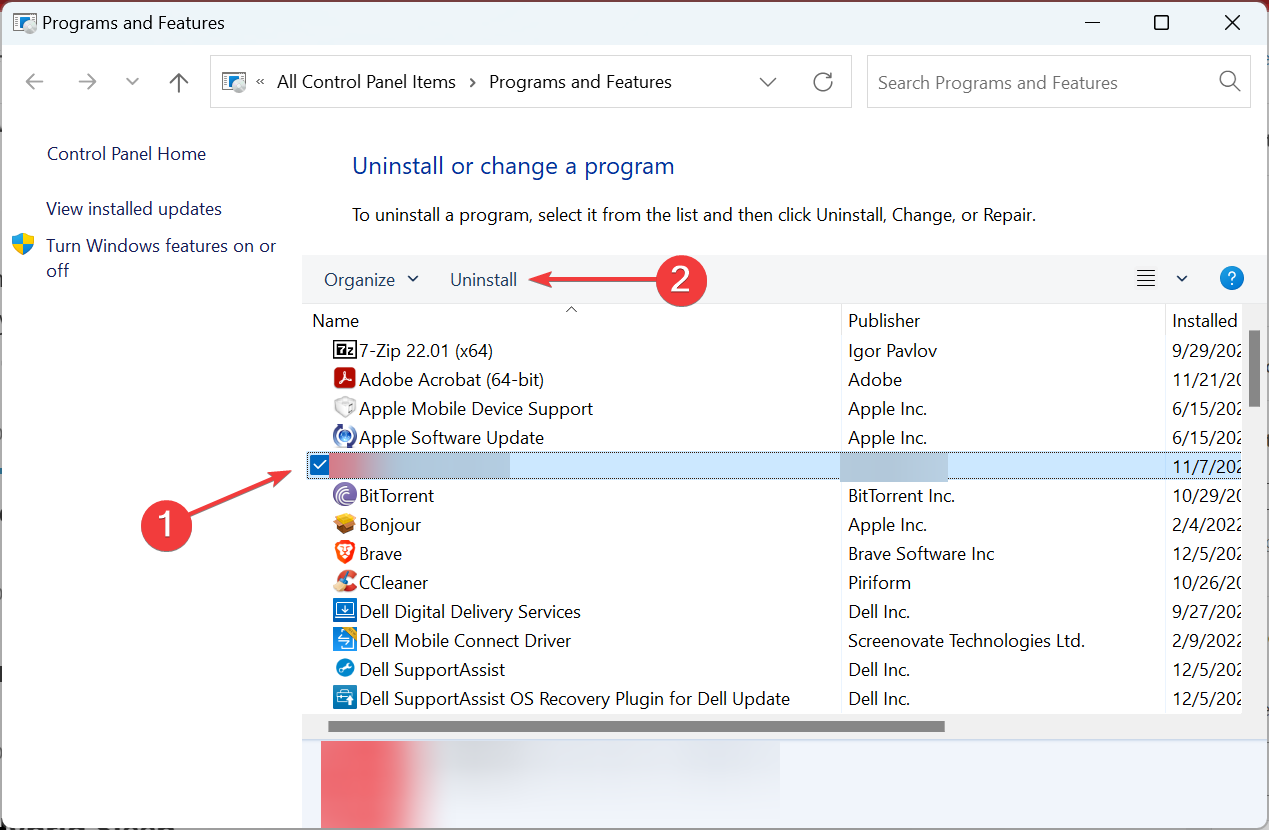 uninstall app to fix driver irql_less_or_not_equal windows 10