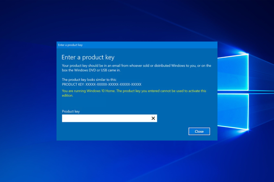 product-key Error Code 0xc004e016 on Windows