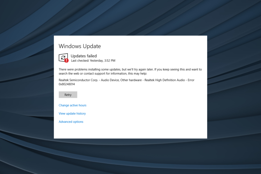 fix 0x80248014 Windows Update error