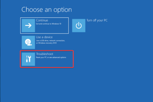 Choose an option - Troubleshoot-secure boot enabled but not active windows 11