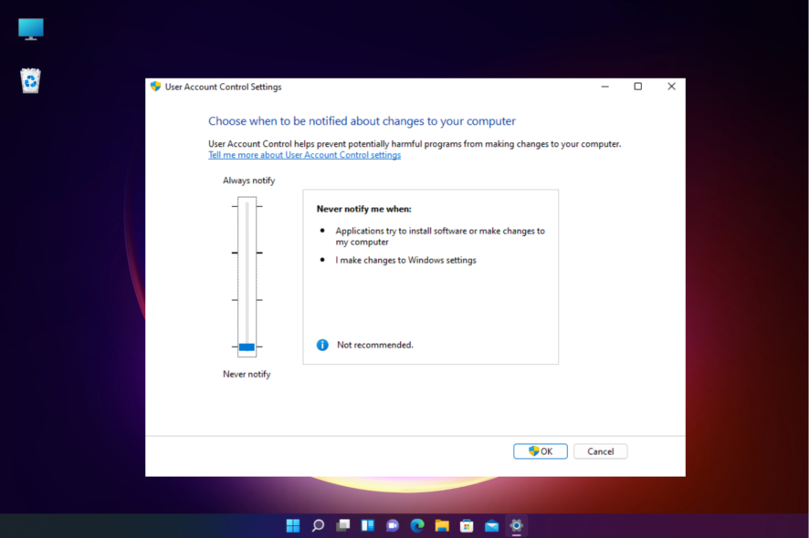 Turn Off UAC For a Specific Program on Windows 11 [How to]