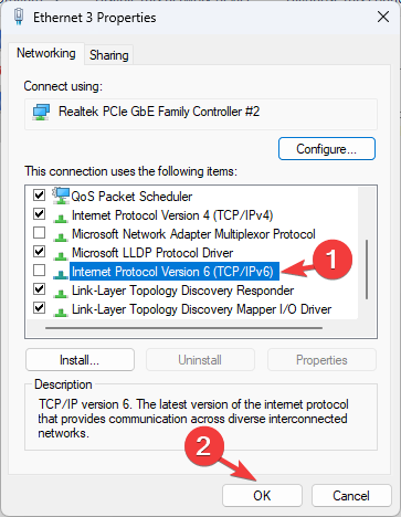 IPV6 - project playtime failed to connect to server