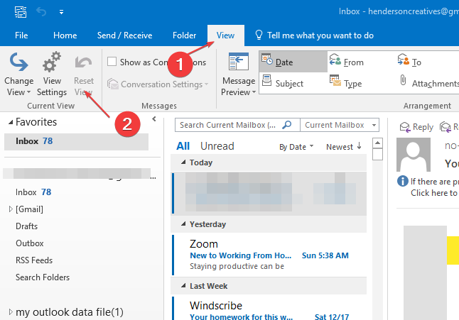 outlook-view-changed-itself-how-to-get-it-back-to-normal