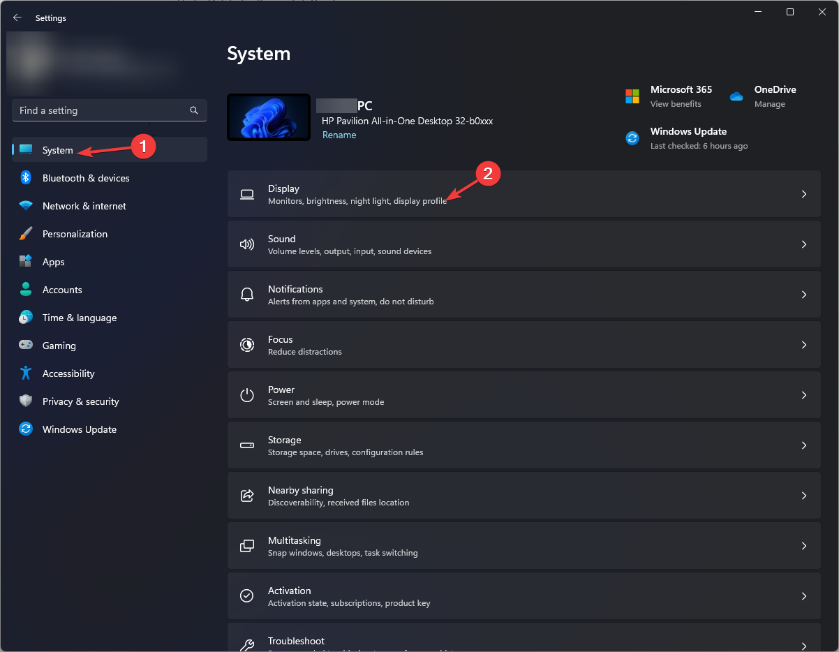 Settings - System - Display High CPU usage New World